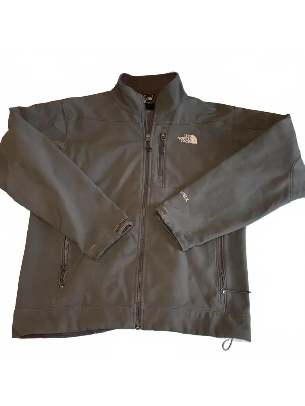 The North Face $185 Apex Bionic Mens L Softshell Jacket in charcoal Gray